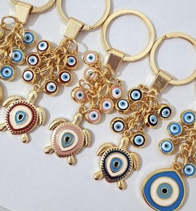 DAFNI <b>BIG</b> PAZAR Metal Enamel Gold Carabiner Keychain with Unique Enamelled Tips Various Shapes and Embossing Printing - Product Image 3