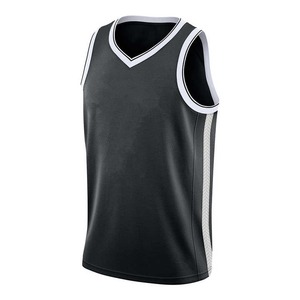 Vente en gros de maillots de basket-ball vierges sublimés, uniformes de maillots de basket-ball en tissu maillé respirant pour entraînement d'équipe personnalisés à séchage rapide - Product Image 5