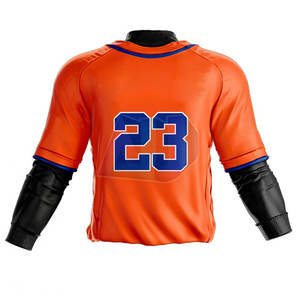 ชุดยูนิฟอร์มเบสบอลแบบใหม่ ระบายอากาศได้ดี พร้อมโลโก้ทีม ชื่อ และหมายเลขบนเสื้อ สำหรับการแข่งขัน - Product Image 4