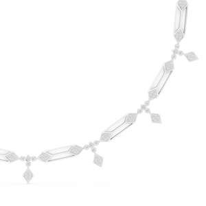 Gargantilla collar 18K cadena larga colgante collar para mujer joyería al por mayor - Product Image 3