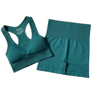 Por encargo ligero/3/4PCS Mujeres Yoga Set Work Out Ropa deportiva Gimnasio Ropa Leggings de cintura alta Traje deportivo - Product Image 4