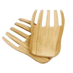 ชุดเครื่องใช้บนโต๊ะอาหารในครัว,ชุดเครื่องใช้บนโต๊ะอาหารสลัดไม้ผสมสลัดและช้อนด้ามยาวสินค้าสลัด - Product Image 3