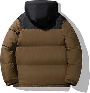 เสื้อแจ็คเก็ตขนแกะมีซิปสำหรับผู้ชายเสื้อโค้ทขนแกะพิมพ์ลายวัสดุหนา - Product Image 4