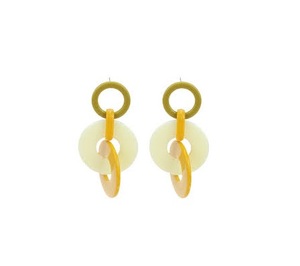 Anillos de Resina Epoxi 100% Hechos a Mano de Alta Calidad, Pendientes de Aro Modernos y a la Moda para Mujer, para Fiestas y Compromisos - Product Image 1