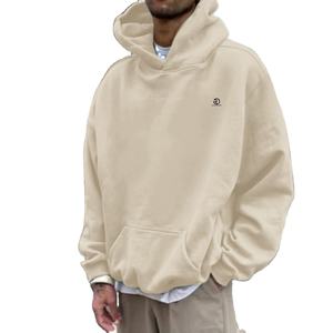 เสื้อฮู้ดแบบสวมศีรษะของผู้ชายรุ่นโอเวอร์ไซส์500gsm มีฮู้ดผ้าเกล็ดปลา - Product Image 2