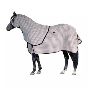 Alfombra de sábana de verano de caballo de algodón polivinílico de alta calidad personalizada con logotipo de goma para pedidos a granel a un precio económico - Product Image 5