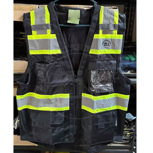 Chaleco de Seguridad Reflectante de Alta Visibilidad, ANSI Clase 1, Impermeable, con LED Intermitente, Logotipo Personalizado, Precio Razonable - Product Image 3