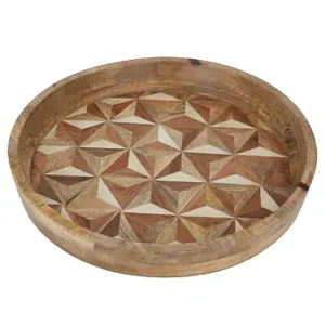 Plateau de service en métal fini émail élégant de haute qualité grand construit prix de gros quantité minimale de commande 100 pièces - Product Image 2