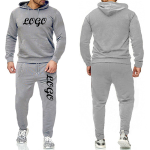 Sweat à capuche imprimé bouffant personnalisé de haute qualité pour hommes pantalons de survêtement unisexe Double fermeture à glissière complète bas polaire tissu survêtement d'hiver - Product Image 4