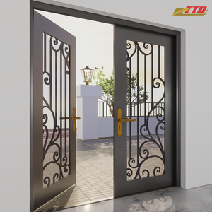 Redefine la seguridad del hogar con diseños de puertas de seguridad personalizados, puertas de seguridad de acero resistentes diseñadas para hogares y espacios de vivienda modernos - Product Image 4