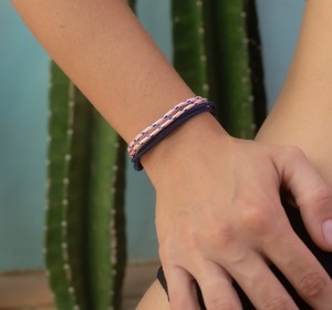 Surfer Bracelet Set for <b>Men</b> and Women - Handmade Boho Summer Festival Jewelry - Product Image 1