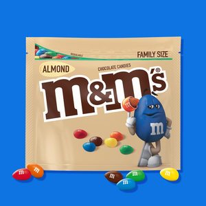 Caramelos de Chocolate con Leche y Almendras M&M's, Tamaño Familiar, 8.6 Onzas, Paquete de 8 Caramelos de Chocolate - Product Image 5