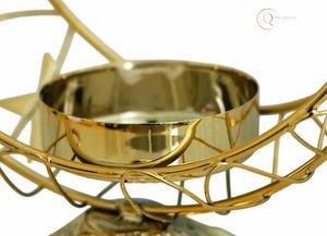 Portavelas de Metal Hecho a Mano, Farol para Decoración de Mesa y Suelo |   Resistente al Agua y Duradero |   Uso en Interiores |   Logotipo de Color Personalizable | - Product Image 4