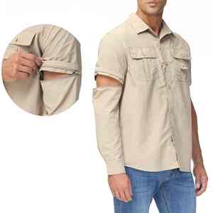 Camisas de Pesca de Primera Calidad, Nuevas, a la Moda, Impermeables, con Protección Solar UPF 50, de Spandex/Algodón, con Cierre de Botones, Transpirables y de Secado Rápido - Product Image 6