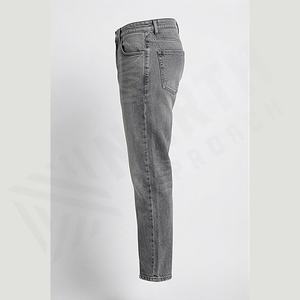 Jean en denim coupe droite Smart Look pour homme – Qualité supérieure, style décontracté urbain, couleur personnalisable, uni, hiver-printemps - Product Image 3