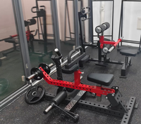 Appareil de musculation professionnel BN Commercial pour exercices de fessiers et tibialis, idéal pour les centres d'entraînement sportif.