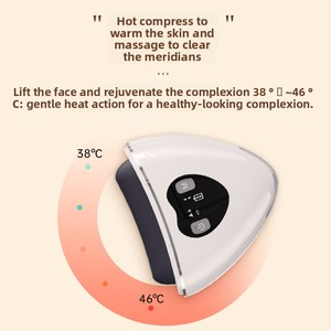 Massaggiatore Manuale in Lega di Cromo con Design Unico a <span class=keywords><strong>Cuore</strong></span> |   Punti di Agopuntura di Precisione e USB per il Sollievo <span class=keywords><strong>del</strong></span> Corpo e <span class=keywords><strong>del</strong></span> Collo - Product Image 1