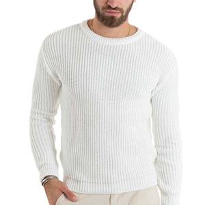 Cárdigan de Invierno Personalizado de Lana de Algodón para Hombre, Cuello Redondo, Manga Larga, Transpirable, Color Sólido, Antibolitas, Forro de Lana de Secado Rápido - Product Image 3