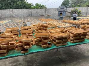 Bandeja de Ratán con Incrustaciones de Nácar, Tejida a Mano con Detalles de Concha para Servir en Mesa, Vietnam, por 99 Gold Data - Sra. Violet - Product Image 5