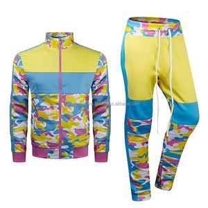 ชุดวอร์มแบบซับลิเมชันสำหรับใส่ได้ทั้งชายและหญิงชุดออกกำลังกายผ้าฝ้าย100% พิมพ์ลายสำหรับใส่เล่นกีฬาและลำลองฤดูหนาว - Product Image 1