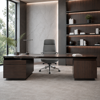 Chaise de bureau de direction à dossier haut, pivotante et réglable, avec appui-tête, base chromée et roulettes