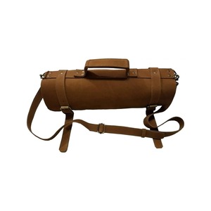 Bolsa de cuchillo de Chef de cuero genuino ligera hecha a mano de largo pulgadas de ancho, bolsillos de rollo de cuchillo de Chef cuero tostado de largo de cuero de 2017 - Product Image 5
