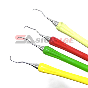 Dental Scaler Set 7 Piece Gracey Curette Kit Periodontal & <b>Tooth</b> Cleaning Scalers CE Approved by Sign-Age Surgical - Product Image 2