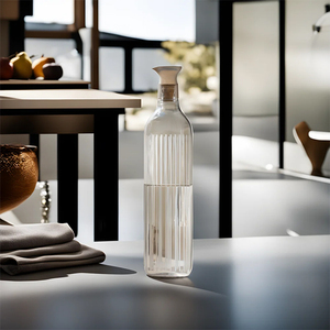 Vajilla de vidrio transparente Botella de agua - Product Image 2