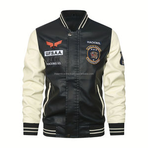 Chaqueta Unisex de Lana para Hombre, Chaqueta de Béisbol Universitario con Capucha, Chaqueta XL de Tela Satinada para Invierno - Product Image 2