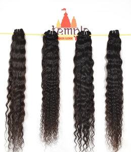 มัดผมมนุษย์แท้คลื่นลึกเวียดนามการถักเปียอินเดียไม่ผ่านกระบวนการทางเคมีไม่ผ่านกระบวนการ - Product Image 1