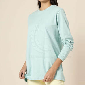 เสื้อเชิ้ตแขนยาวผู้หญิงสไตล์ลำลองสำหรับฤดูใบไม้ผลิ คุณภาพพรีเมียม เป็นมิตรกับสิ่งแวดล้อม ระบายอากาศได้ดี แห้งเร็ว น้ำหนักเบา ผลิตจากโพลีเอสเตอร์/คอตตอน - Product Image 4