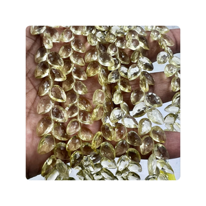 Venta al por Mayor de Citrino Natural de Alta Calidad, Cuarzo Facetado en Forma de Gota, 8', 4x6-5x7 Aprox. Fabricación de Joyas con Patrones de Piedras - Product Image 2