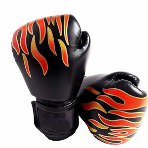 Gants de boxe durables avec logo personnalisé Gants d'entraînement sportif de gymnastique de qualité XL Adultes Protection des mains 6oz 10oz 14oz Fabriqué en cuir PU - Product Image 2