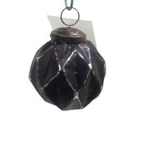 Décoration de Noël élégante faite à la main de style moderne d'ornement de boule suspendue de turquoise antique disponible en vrac pour la vente en gros - Product Image 3