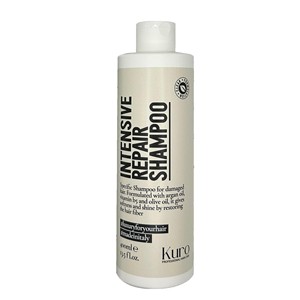 Shampooing réparateur intensif lissant anti-frisottis rafraîchissant pour cheveux abîmés à l'huile d'argan, à l'huile d'olive, à la vitamine B5, sans silicone, contrôle du sébum - Product Image 1