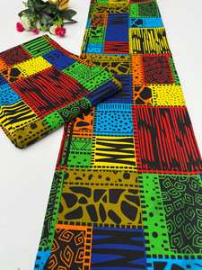 Impresión de cera Africana Accra personalizada y tela de algodón Ankara para uniformes de eventos de ropa promocional y uso de marca - Product Image 3