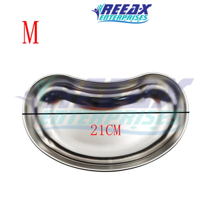 Reeax ชุดถาดรองไต3ชิ้นทำจากปากีสถานเครื่องมือพื้นฐานสำหรับการผ่าตัดชามโค้งขอบเรียบเครื่องมือผ่าตัด - Product Image 5