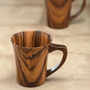 Tasse en bois durable pour boissons chaudes, couvercle anti-fuite, isolation sous vide, tasse à café - Product Image 3