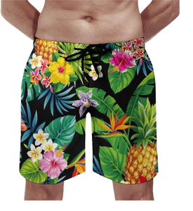 Shorts de bain décontractés pour hommes 2025 OEM, taille haute personnalisée, séchage rapide, motif à carreaux, respirant, pour la pêche - Product Image 3