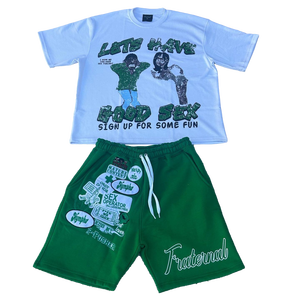 Ensembles personnalisés de shorts et de t-shirts d'entraînement pour hommes pour l'été ensemble de t-shirts et de shorts pour hommes - Product Image 1