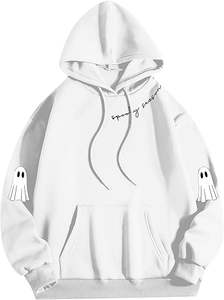 Sudaderas con capucha informales de invierno para hombre Color sólido 100% algodón Diseño de bolsillo transpirable ecológico Ajuste regular - Product Image 5