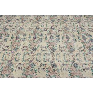 พรมขนสัตว์สีเบจสีน้ำตาล7.1x10.7ฟุตแบบคลาสสิกงานเย็บปะติดปะต่อกันดีไซน์แบบตุรกีสำหรับห้องนั่งเล่นสี่เหลี่ยมผืนผ้าห้องโถงทางเดินยางสำหรับข้างเตียง - Product Image 5