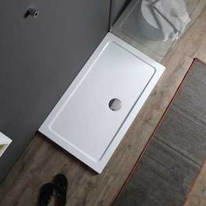 Receveur de douche en acrylique blanc Aosta 100x80 - Fournitures pour salle de bain et toilettes - Product Image 1