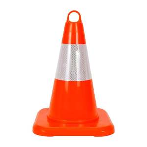 Ensemble de cônes de signalisation réfléchissants en PVC de 32 cm (5 pièces) - Barrières de circulation - Product Image 4