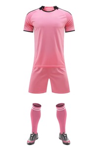Professional-Made High Quality Quick Dry Breathable Soccer Uniform with <b>Short</b> Sleeve Comfortable Adult Football Wear New Design - Product Image 2
