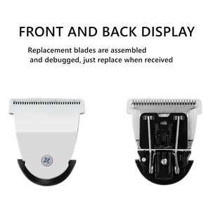 Cuchillas de Repuesto Profesionales Desmontables para Cortapelos, Cuchilla de Acero Inoxidable 2111 USB para Barberos y Estilistas (Paquete de 2, Plateado) - Product Image 3