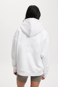 Nouveauté, sweat à capuche surdimensionné 100% coton à épaules tombantes pour femmes, vêtements décontractés à manches longues, sweat à capuche - Product Image 3