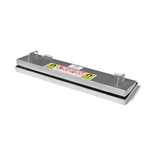 Séparateur magnétique à plaque articulée scellée en néodyme N35 pour lignes de traitement des noix, haute intensité, en acier inoxydable 304 - Product Image 1