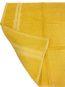 Serviettes de plage de golf imprimées de logo personnalisé serviettes de bain tissées en bambou 100% coton motifs jacquard brodés solides d'Inde - Product Image 2