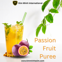Frozen Passievruchtpuree Vietnam 'S Beste Gezoete Sap Drumbox Bulkverpakking Van Kim Minh International